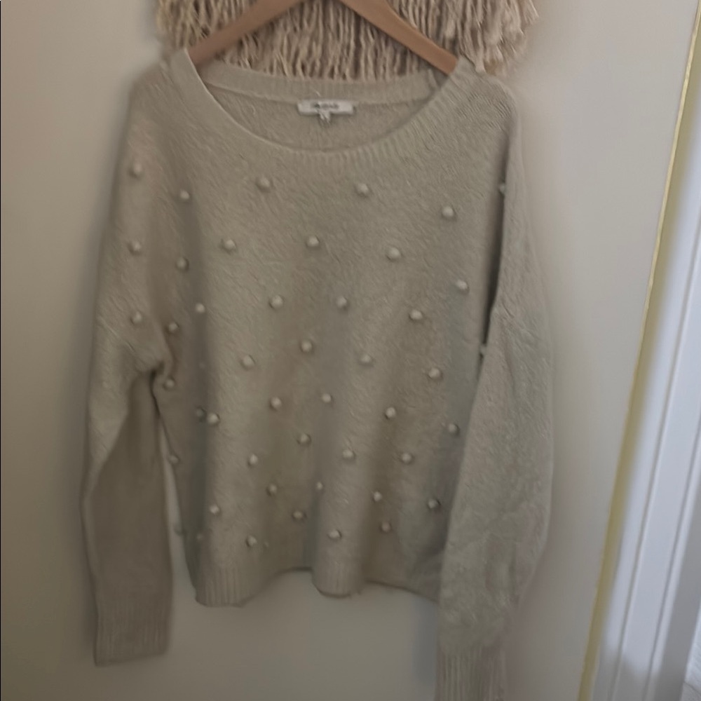 Madewell Textured Cream Sweater